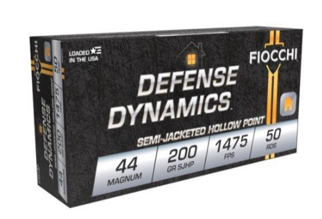 50 ROUNDS Fiocchi 44 Magnum Ammo Personal Defense Mag 200gr Hollow Point