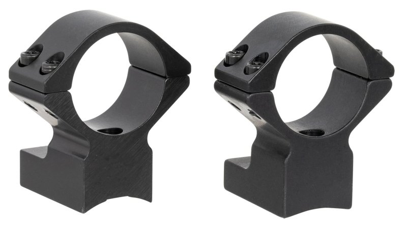 Talley 950765 1in High Scope Mount Rings Black Aluminum
