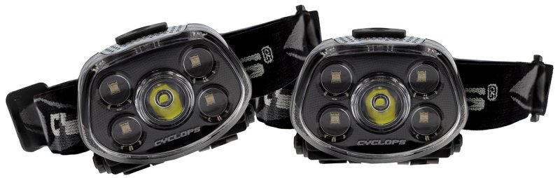 Cyclops CYC-HLFXP-2PK Force XP LED Headlamp Black 3.2/5.5/15/350 Lumens...