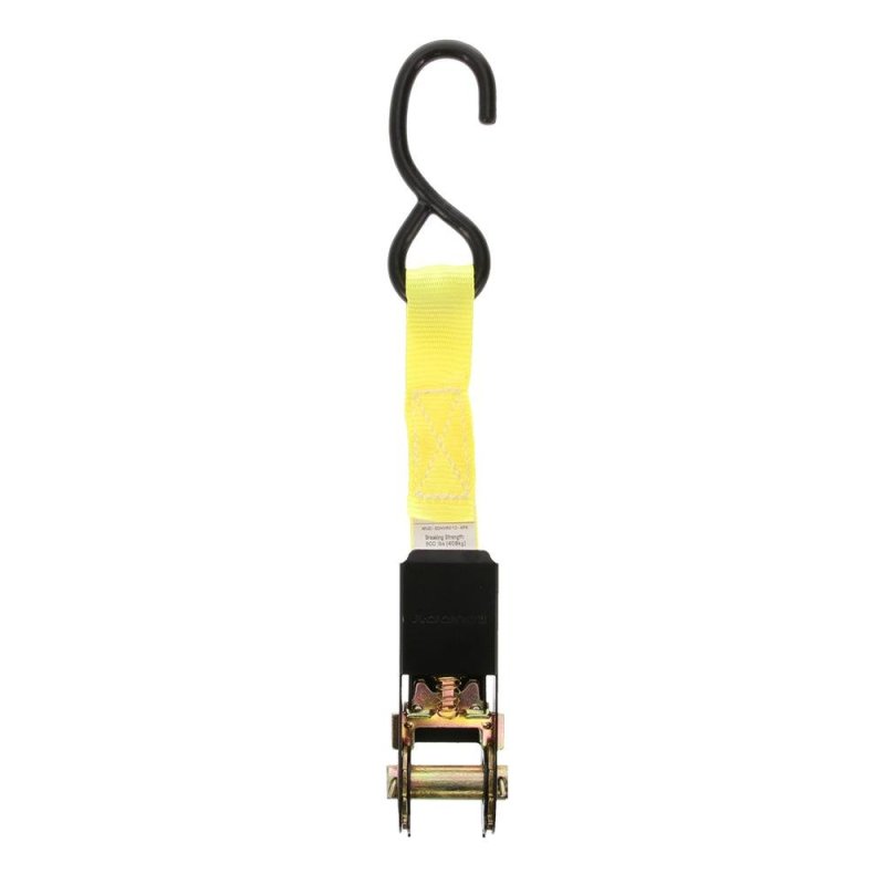 Muddy Ratchet Straps 1 x 10 ft High-Vis Yellow 4/ct