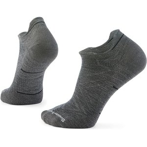 Smartwool SW0016510521 Men's Run Zero Cushion Low Ankle Socks Medium Grey (UPC 689325)