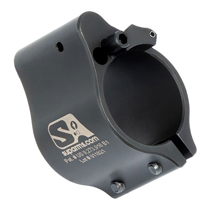 Superlative Arms SABO-DI-875CM AR-15 .875" Adjustable Gas Block Black