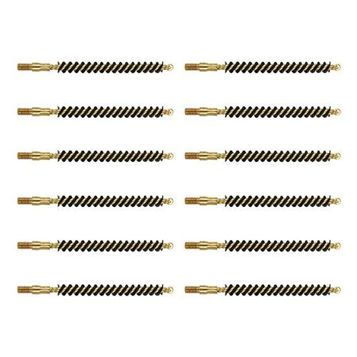 Brownells 22 Caliber Heavy Weight Nylon Rimfire Rifle Brush 12 Pack