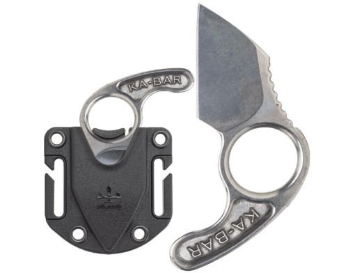 Ka-Bar 7704 Forged EDC Knife Black Tactical Blade