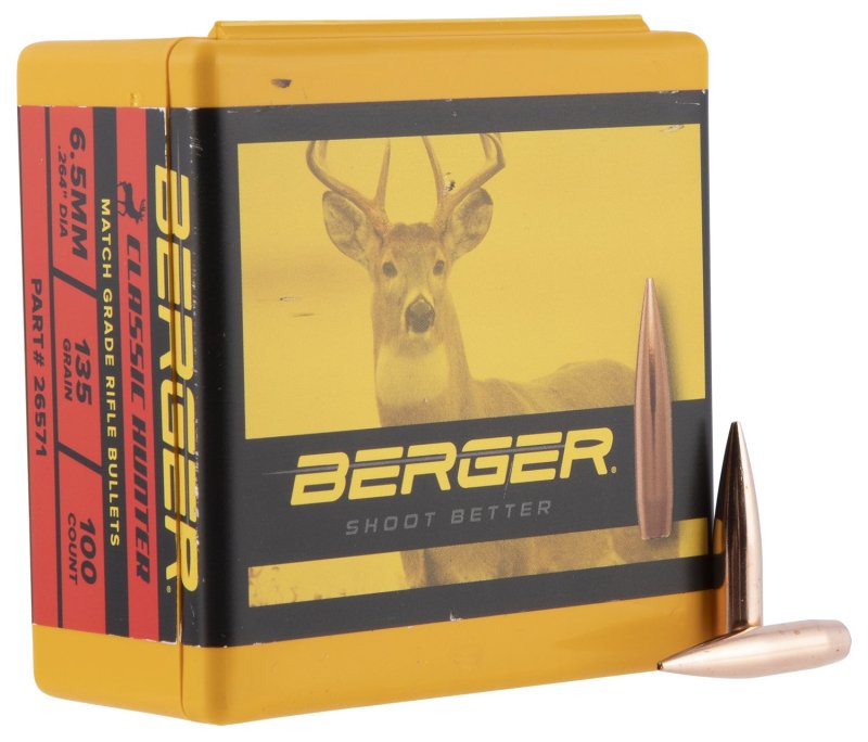 Berger Bullets Classic Hybrid Hunter 6.5mm 26571