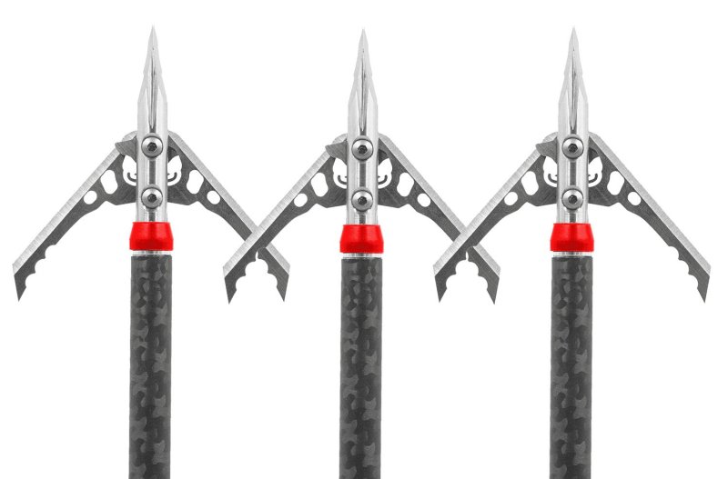 RAGE R35800 Hypodermic Trypan NC 100Gr 3-Pack Fixed-Blade Broadheads