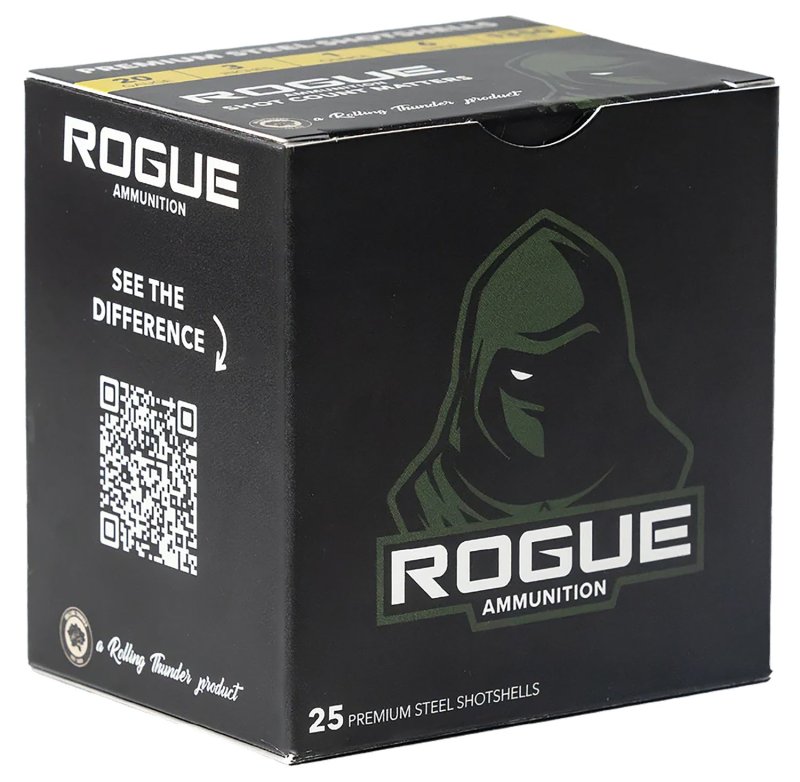 ROGUE RA-20-1-4S 20 Gauge 3 In 1oz 4Shot 25/Box 10/Case