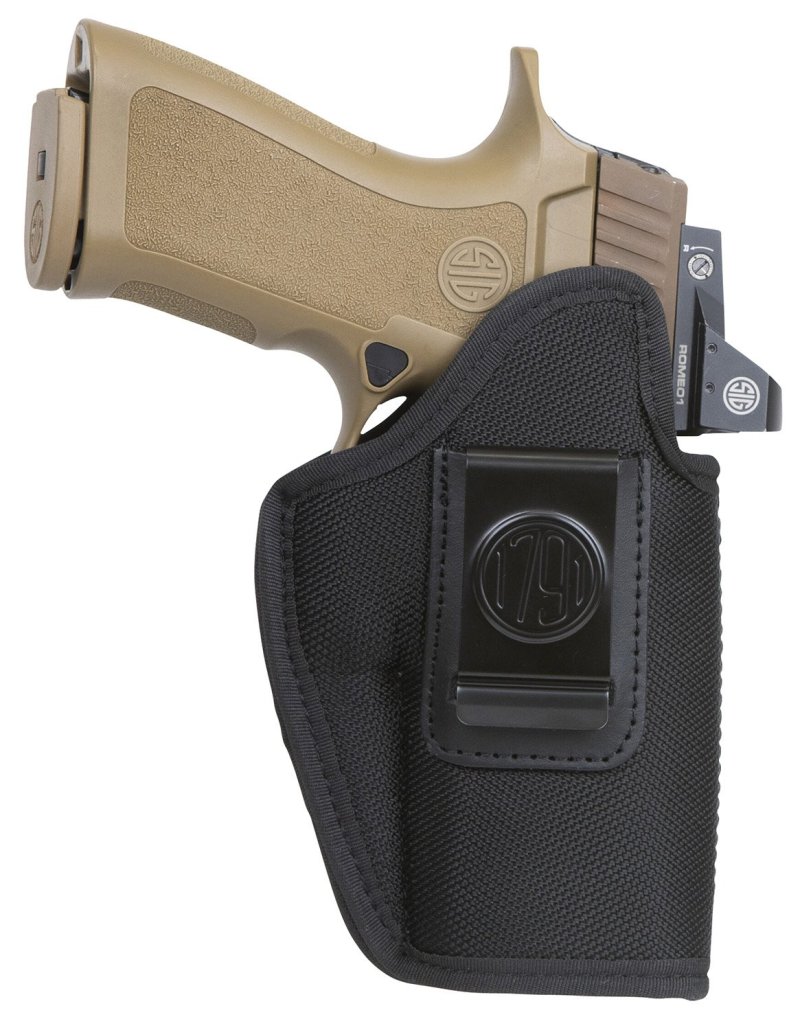 1791 Gunleather PNIWB5BLKL IWB Nylon Holster Size 05 Black Left
