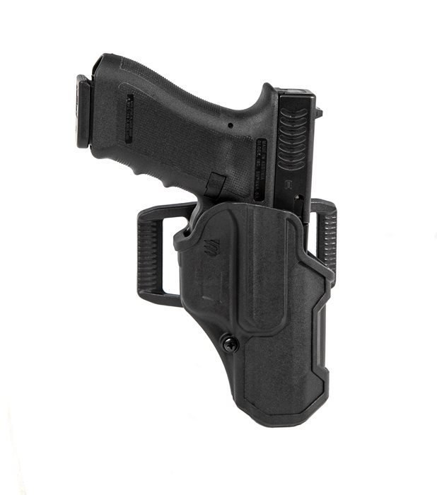 Blackhawk 410700BKL T-Series L2C Holster Left Hand Black Polymer Glock 34