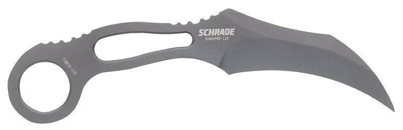 Schrade Boneyard CLR Karambit Fixed Blade AUS-8 Steel 1182503