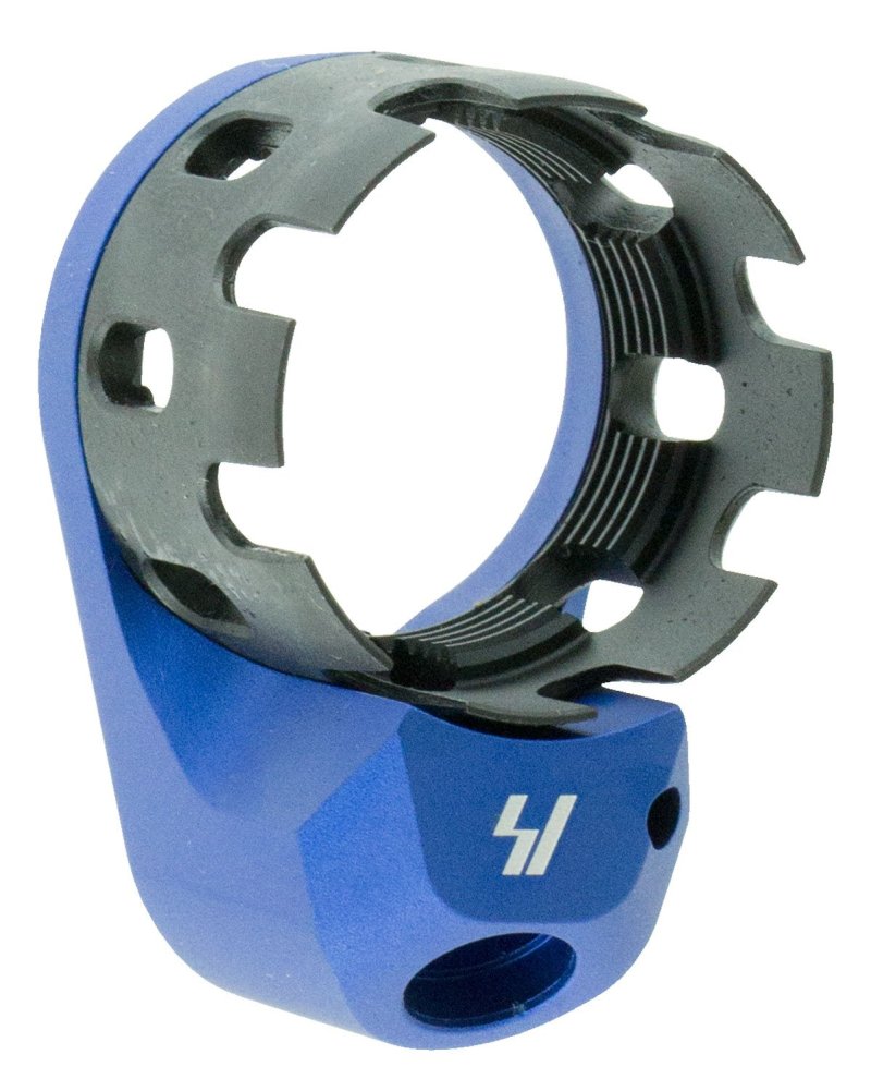 Strike SI-AR-ECN&EEP-BLUE AR-15 Castle Nut & Endplate Combo Blue Steel
