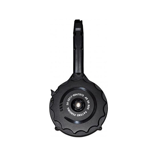 RWB Glock 40SW 50rd Black Polymer Drum Magazine