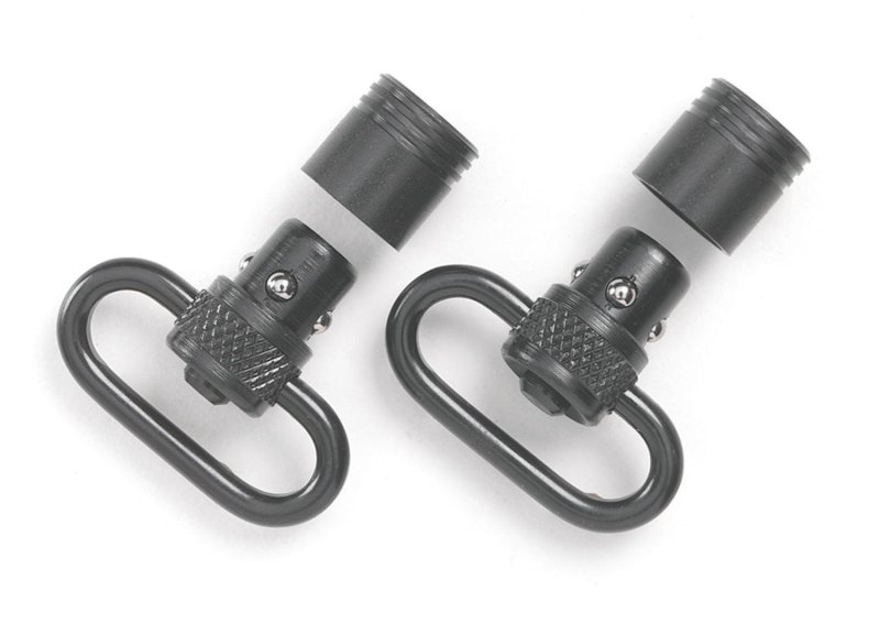 Uncle Mike's MO10112 Push Button Detachable Swivels 1 inch Blued