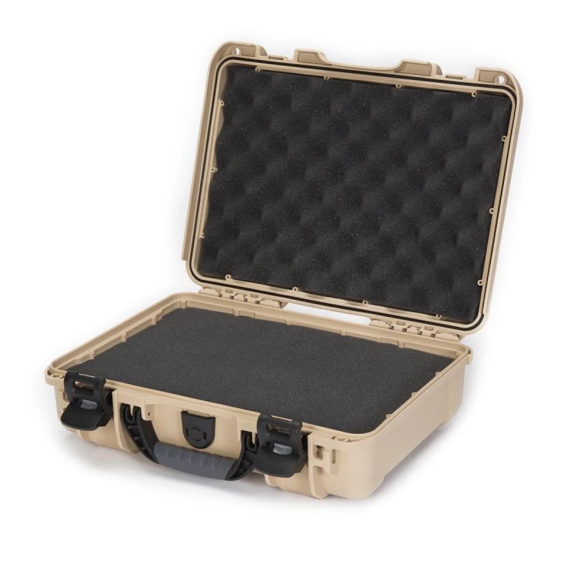Nanuk 910 Case Tan Pick N Pluck Foam Waterproof Hard-Shell