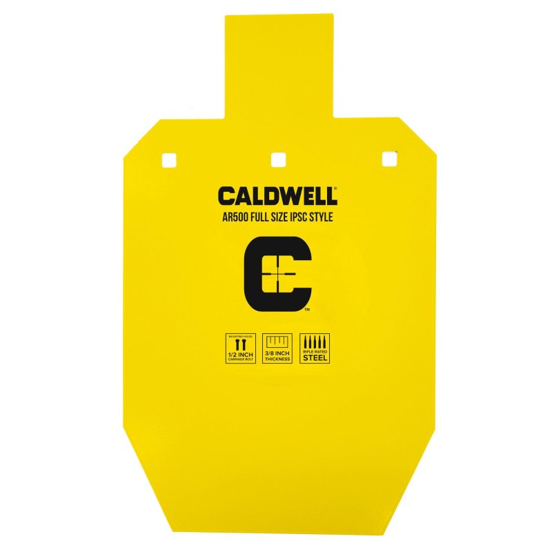 Caldwell AOB 1116705 AR500 Full Size IPSC Steel Target