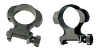 Weaver Grand Slam 49303 Steel Rings 1 In Medium Matte Black