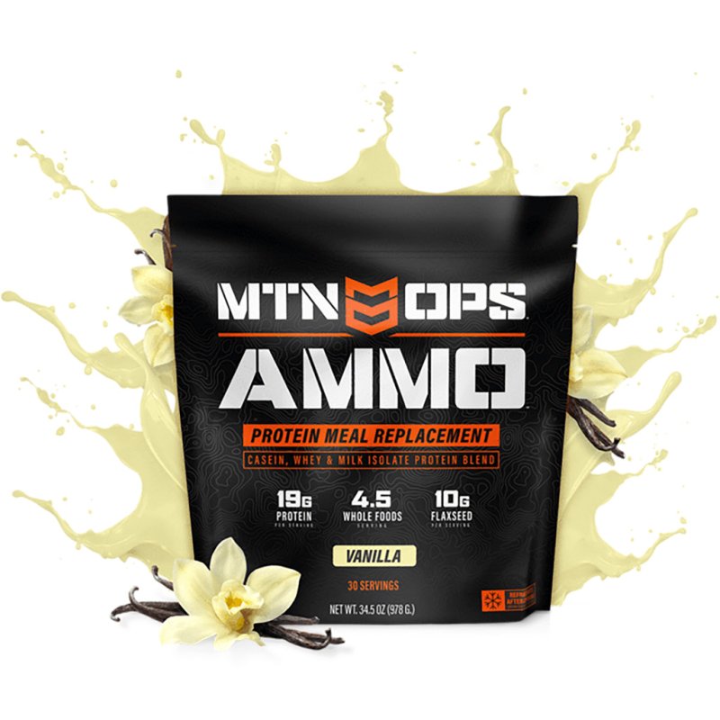 MTN OPS 1013 Ammo Whey Protein Meal Replacement Vanilla 19g