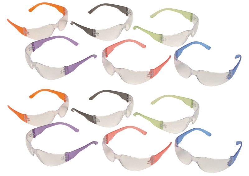 Pyramex S4110SMP Intruder Glasses Clear Lens Anti-Scratch 12 Pack