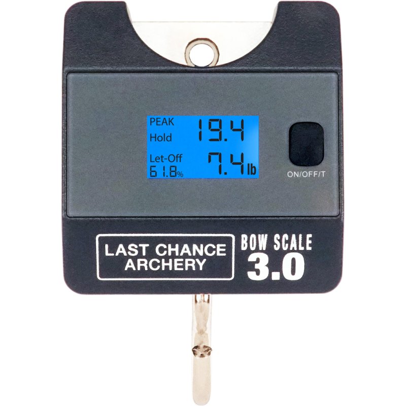 Last Chance Archery BS31001 Bow Scale 3.0 200lb Aluminum Peak Hold