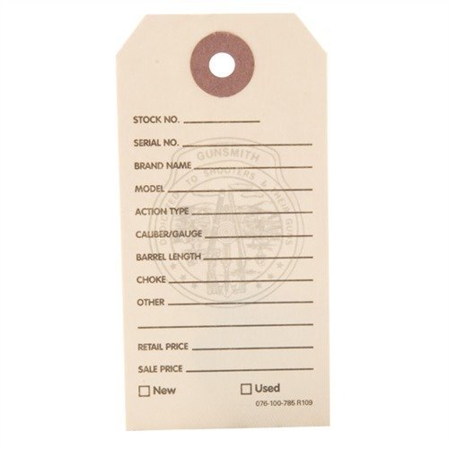 Brownells Gun Price Tags Manilla 500 Pack