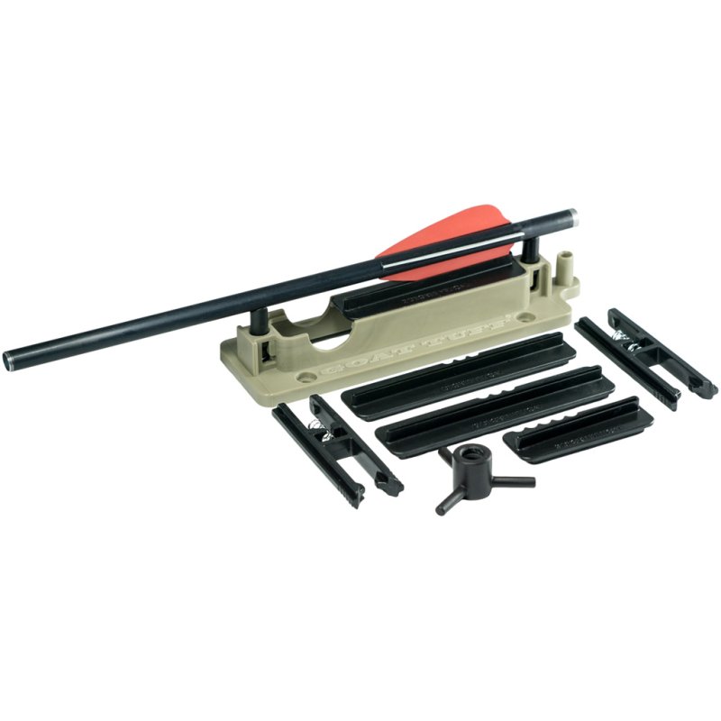 GoatTuff 1230 Crossbow Arrow Fletcher 3-Fletch Indexer Vane Nests