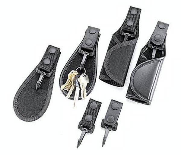 Hunting Shooting Accessory Black Cordura Silent Key Ring Holder