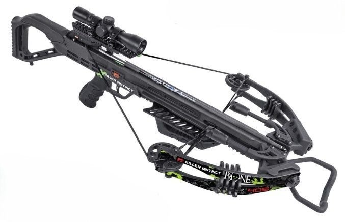 Killer Instinct 2000 Bone Collector 405FPS Crossbow Kit 185lb