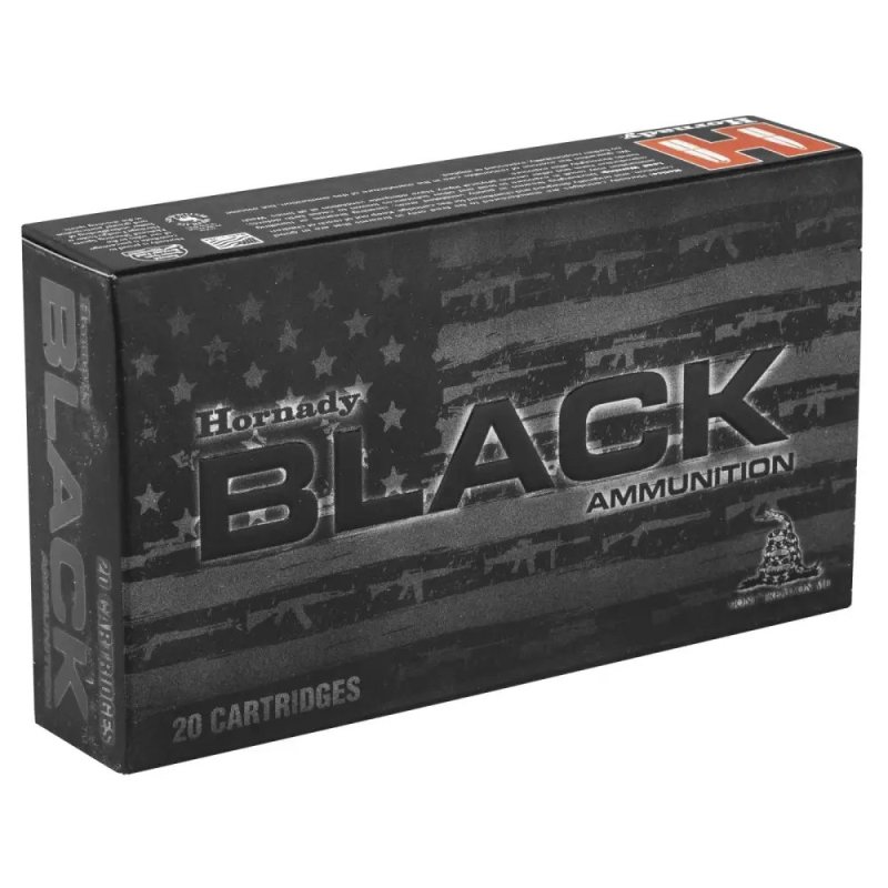 Hornady Black 308 Win 155 Grain A-Max 20 Rounds Box 80927
