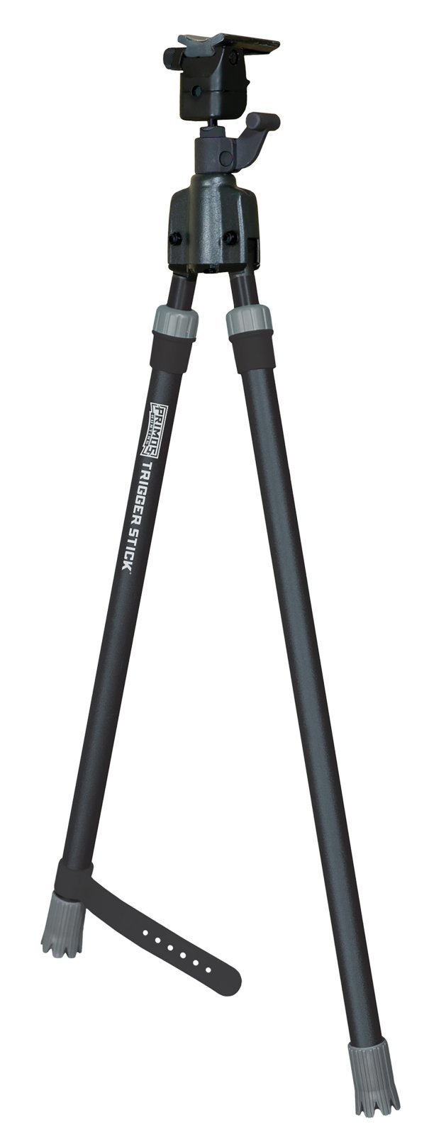 Primos 65826 Bipod Medium Steel Black Gray QD Sling Swivel Stud