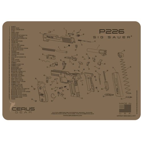 Cerus Gear SIG P226 Schematic Coyote HM-SIG-226-SCH-COY