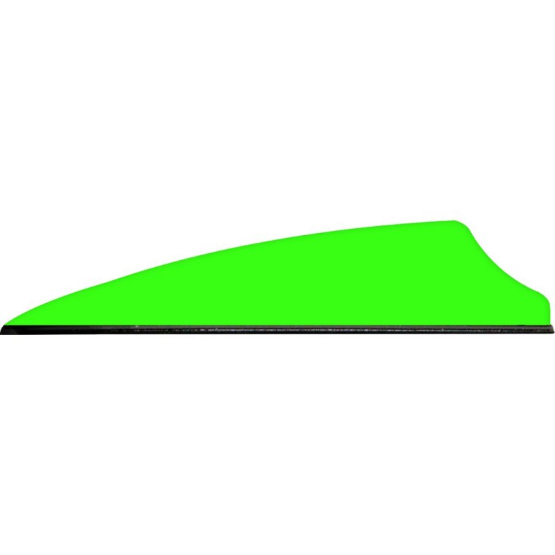 Q2i Q06043 Fusion X-II Vanes Neon Green 2.5" 100 Pack Aero