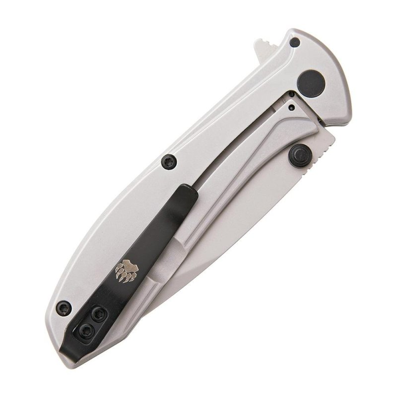 Bear & Son Framelock Assisted Opener Folding Knife 2-7/8 Drop Point Blade Stainless Steel