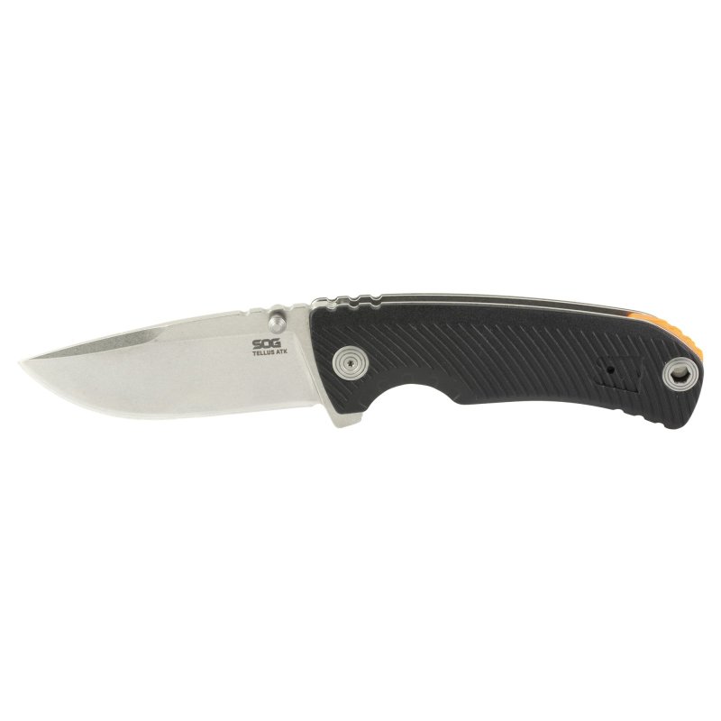 SOG Tellus ATK 3.5in Black/Orange Handle SOG-11-06-02-43
