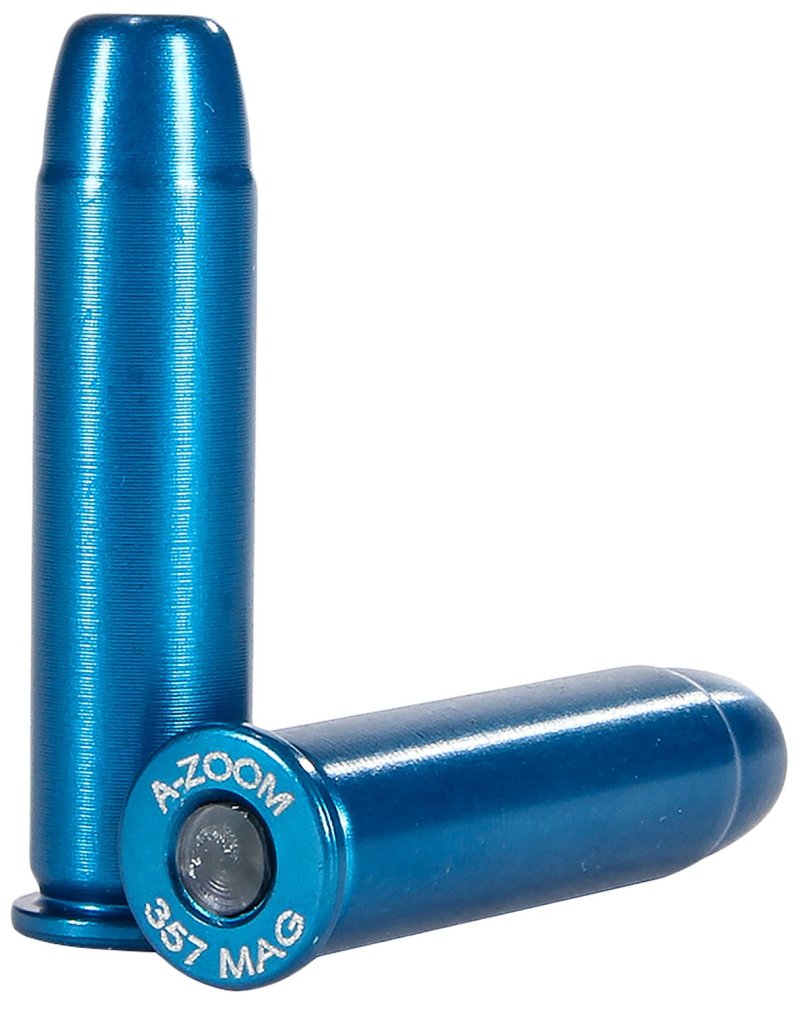 A-Zoom Snap Caps .357 Magnum Aluminum Blue 12 Pack 16319