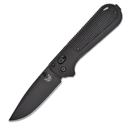 Benchmade 430BK-02 Redoubt Axis 3.55" Drop Point CPM-02 Blade Black Handle