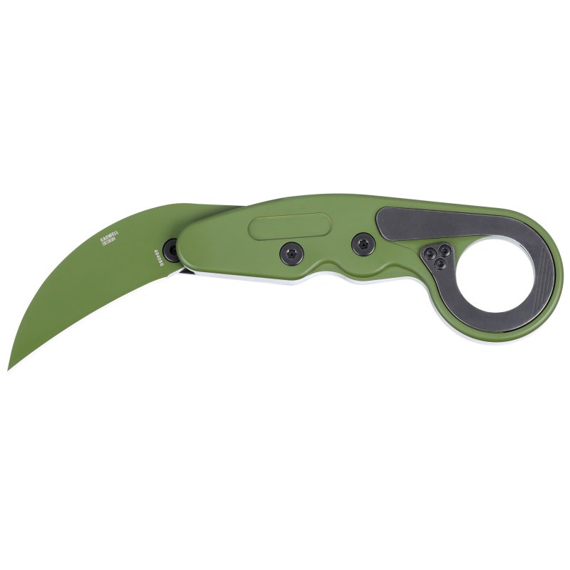 CRKT 4040BG Provoke Folding Knife 2.41" D2 Blade Green Handle