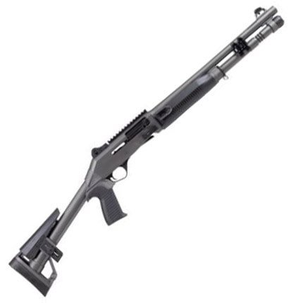 Panzer Arms PAM4CSDGPFSS 12 Gauge 18.50 In 5-Round Grey