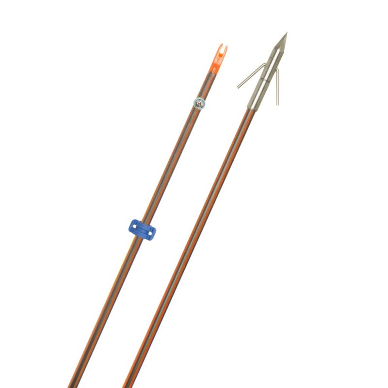 Fin-Finder Hydro Carbon IL 29.5In Bowfishing Arrow Big Head Pro Point