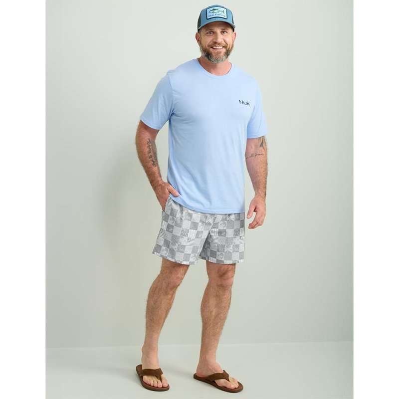 Huk KC Badge Series Short Sleeve Shirt Windsurfer M