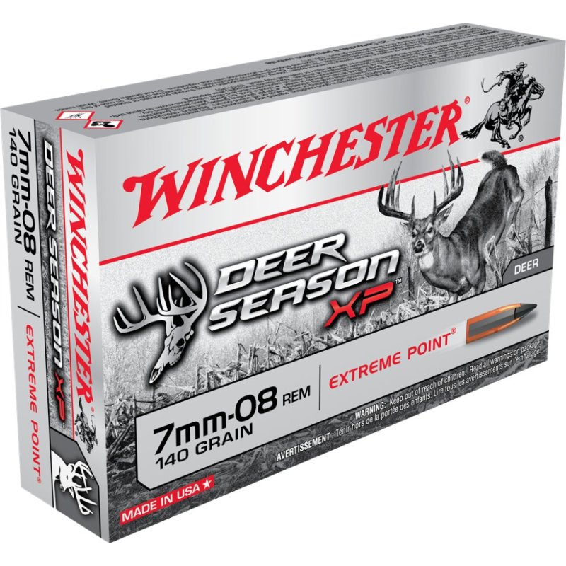Winchester X708DS 7mm-08 Remington 140gr Polymer Tip 20 Rounds