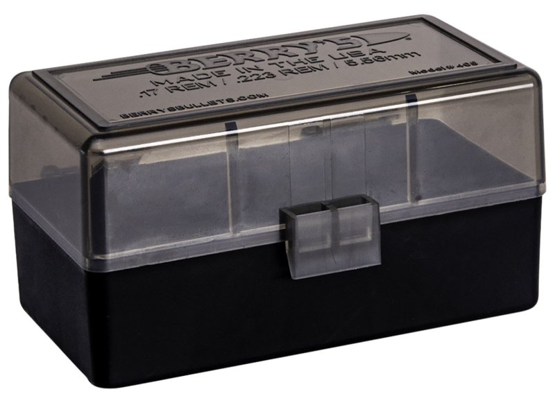 Berry's Ammo Box #405 - .223 Rem./5.56mm 50/rd Smoke/Black