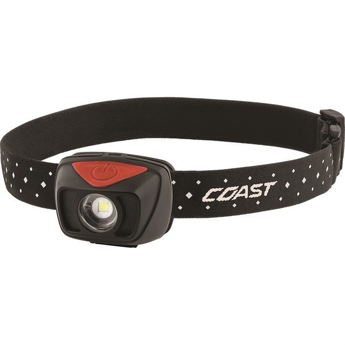 Coast PRODUCTS PS60 HEADLAMP 400-LUMENS W/ULTRA VIEW FLOOD LIGHTING BLACK