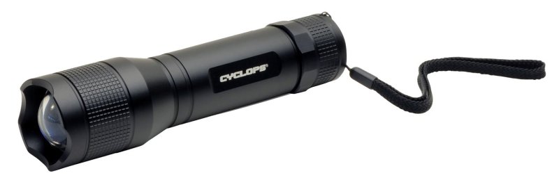 Cyclops CYCTF800 TF-800 Tactical Flashlight 800 Lumens Black Anodized
