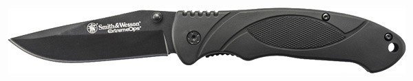 S&W SWA25 3.25" Black Blade Rubber Handle