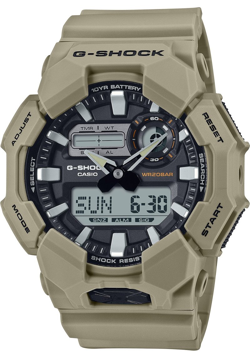 GSHOCK GA0105ACR Analog Digital Tan Tactical Watch