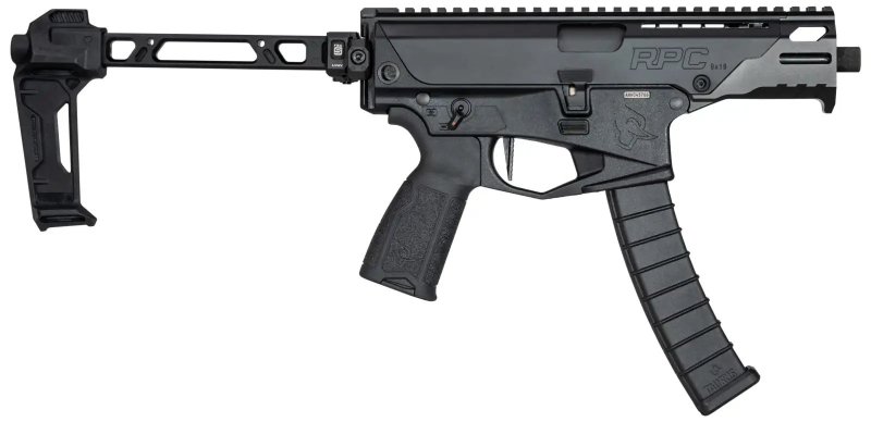 Taurus RPC Braced Pistol 9mm 4.5 in. Black Threaded Barrel w/SI Brace 32 rd