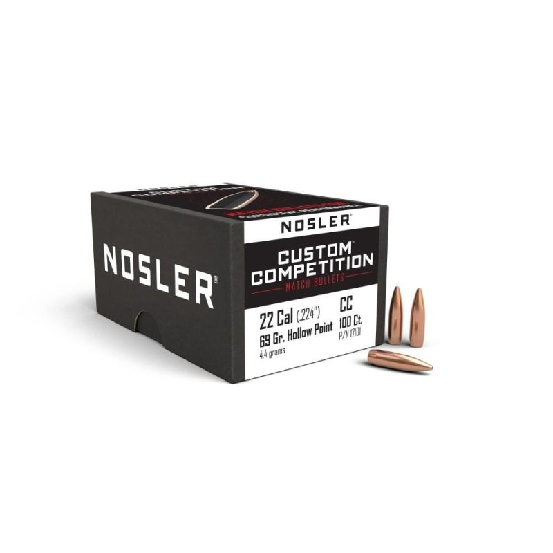 Nosler Custom Competition .22 Caliber 69 Grain HPBT Bullet
