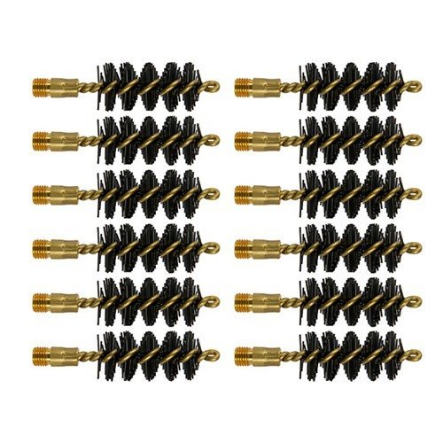 Brownells Heavy Weight Brush Nylon 16 Gauge Shotgun 12 Pack