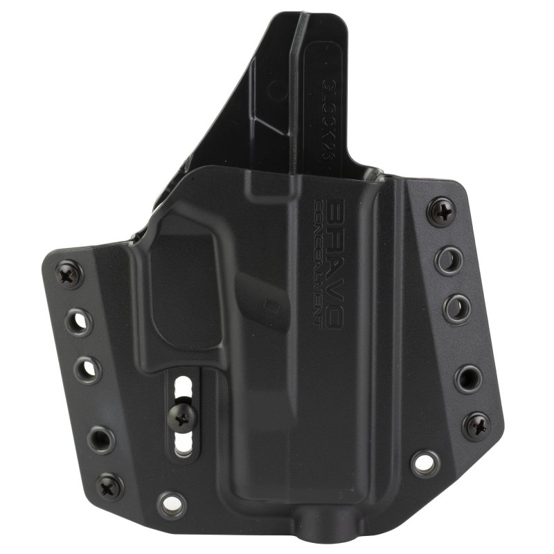 Bravo Company Manufacturing BC10-1003 OWB Holster RH Black Glock 26/27/33