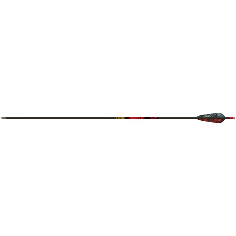 Gold Tip HUN400F6 Hunter Arrows 400 4in Feathers 6-Pack
